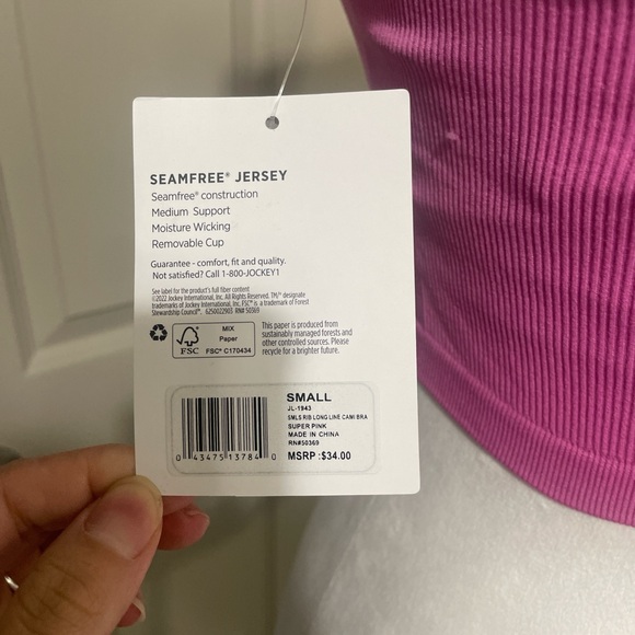 NWT JOCKEY SPORTS BRA - Picture 3 of 3